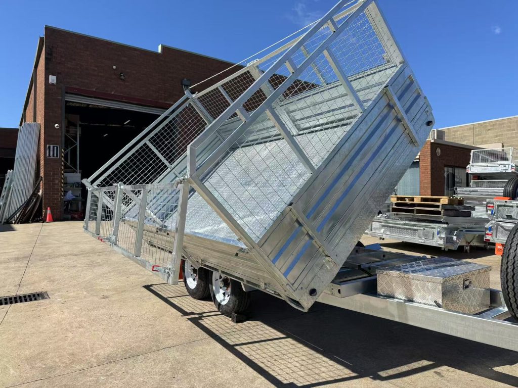 12x7 3 way tipper trailer